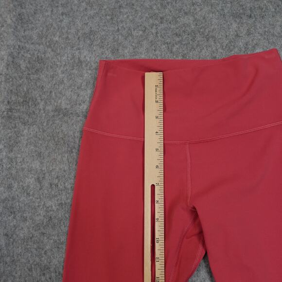 Lululemon Leggings Womens 6 Align High Rise Crop 23" Red Yoga Soft Run Workout - Picture 3 of 8